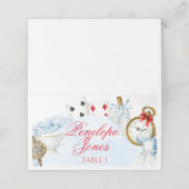 Alice in Wonderland geïnspireerd (Buitenkant ongevouwen)