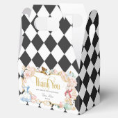 Alice in wonderland, gekke hatter tea party jarig bedankdoosjes (Geopend)