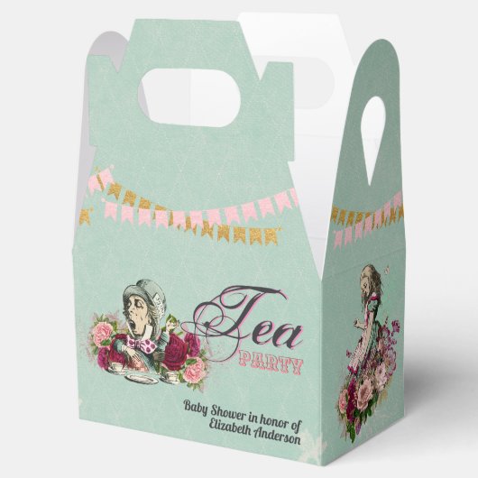 Alice in Wonderland Gekke Hoeders Theepartij Custo Bedankdoosjes (Geopend)