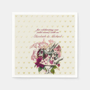 Alice in Wonderland Gekke Hoeders Theepartij Custo Servet