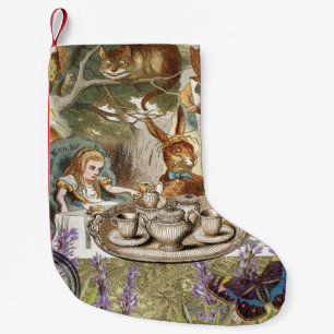 Alice in Wonderland Gekke Theepartij Kleine Kerstsok