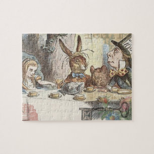 Alice in Wonderland Gekke Theepartij Legpuzzel