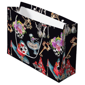 Alice in Wonderland Gift Bag Groot Cadeauzakje