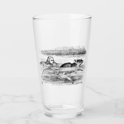 Alice in wonderland glas (Voorkant)