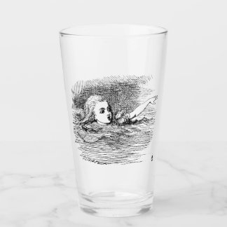 Alice in wonderland glas