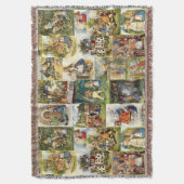 Alice in wonderland goot deken (Voorkant Verticaal)