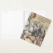 Alice in Wonderland gordijn klassieke kunst Planner (Display)