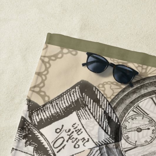 Alice in Wonderland gordijn klassieke kunst Strandlaken (In situ)