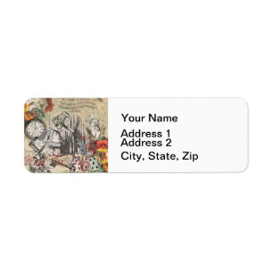Alice in Wonderland Gordijn Onzin Etiket