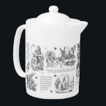 Alice in Wonderland Grey Toile Citations<br><div class="desc">Classique littéraire, Alice's Adventures in Wonderland de Lewis Carroll illustré par John Tenniel, gravé sur le bois, avec des citations dans le style neutre monochrome toile pour les amateurs de livre, littérature imaginaire, époque victorienne. Les scènes montrent Alice, Mad Hatter, White Rabbit, la fête du thé, Caterpillar, The Cheshire Cat,...</div>