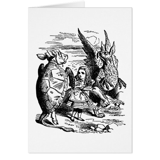 Alice in Wonderland, Griffin, Mock Turtle (Voorkant)