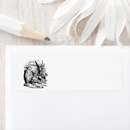 Alice in Wonderland, Griffin, Mock Turtle Etiket (Insitu)