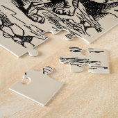 Alice in Wonderland, Griffin, Mock Turtle Legpuzzel (Zijkant)