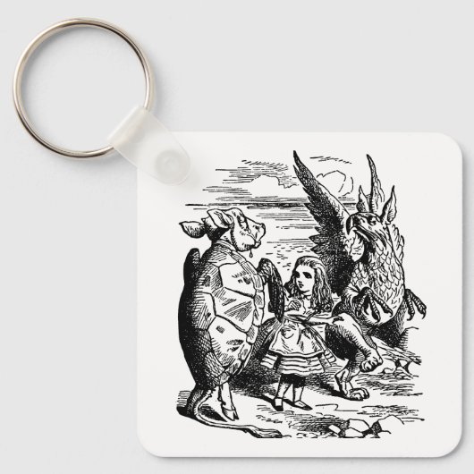 Alice in Wonderland, Griffin, Mock Turtle Sleutelhanger (Voorkant)