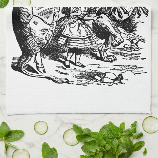 Alice in Wonderland, Griffin, Mock Turtle Theedoek (Gevouwen)