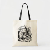 Alice in Wonderland, Griffin, Mock Turtle Tote Bag (Voorkant)