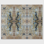 Alice in wonderland grillig cadeaupapier (Vlak)