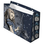 Alice in wonderland Grote cadeautas (Voorkant Gekanteld)