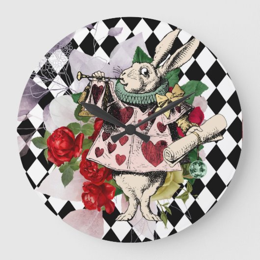 Alice in Wonderland Grote Klok (Voorkant)