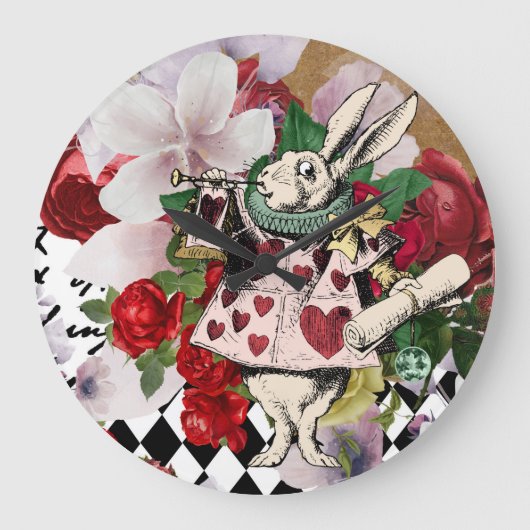 Alice in Wonderland Grote Klok (Voorkant)