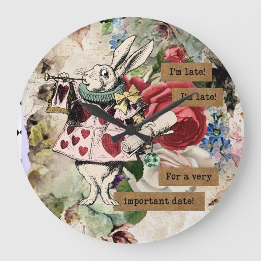 Alice in Wonderland Grote Klok (Voorkant)
