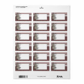 Alice in Wonderland Grunge (roze) Etiket (Full Sheet)