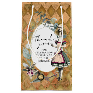  Alice in Wonderland Hartelijk dank  Klein Cadeauzakje