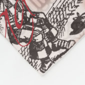 Alice in Wonderland Hatter en Rabbit Fleece Deken (Hoek)