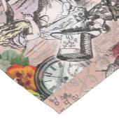 Alice in Wonderland Hatter en Rabbit Korte Tafelloper (Hoek)