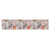 Alice in Wonderland Hatter en Rabbit Korte Tafelloper (Horizontaal)