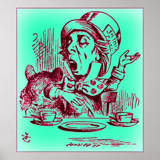 Alice in Wonderland - Het Poster van de Mad Hatter (Voorkant)