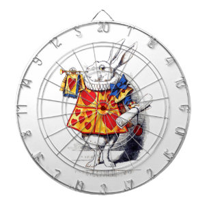Alice in Wonderland Het witte konijn van Tenniel Dartbord