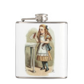 Alice in wonderland heupfles (Voorkant)