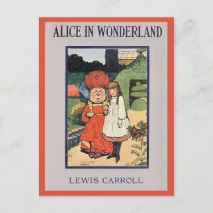 Alice in Wonderland Hoesje Briefkaart