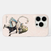 Alice in Wonderland Holding Flamingo Case-Mate iPhone Case (Achterkant (horizontaal))