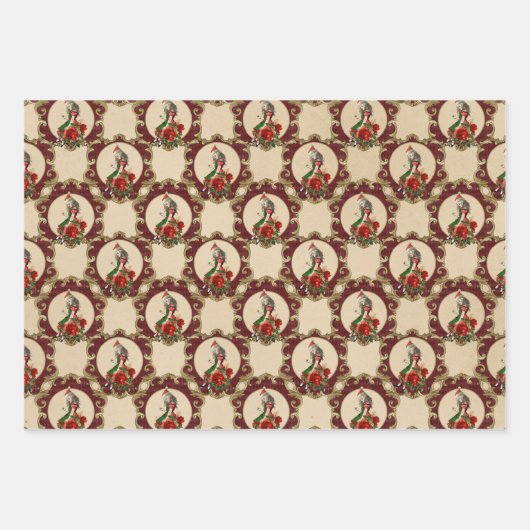 Alice in Wonderland Holiday Wrapping Paper Sheets (Voorkant 2)