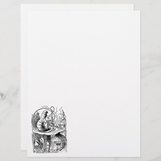  Alice in Wonderland Hookah Caterpijler (Voorkant / Achterkant)