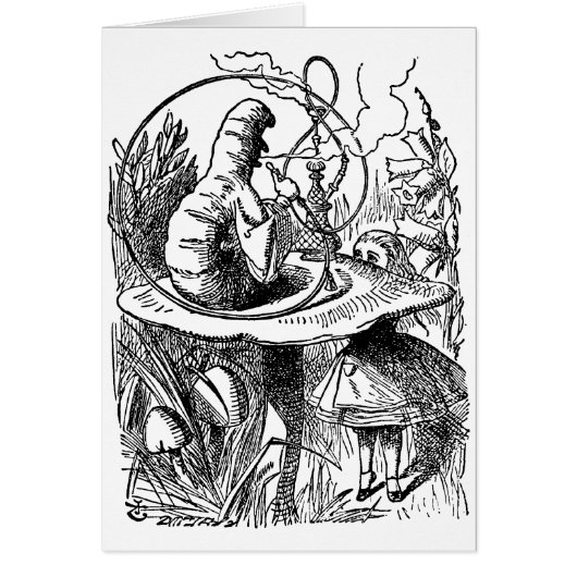  Alice in Wonderland Hookah Caterpijler (Voorkant)