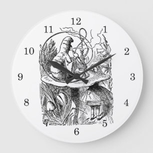  Alice in Wonderland Hookah Caterpijler Grote Klok