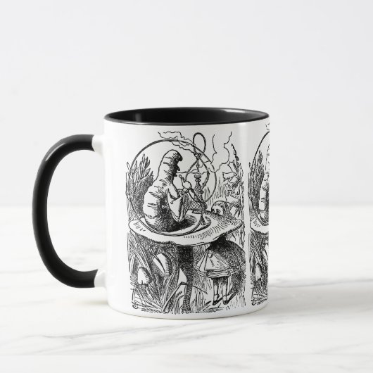 Alice in Wonderland Hookah Caterpijler Mok (Links)