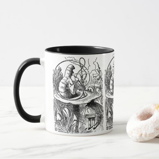 Alice in Wonderland Hookah Caterpijler Mok (Met donut)