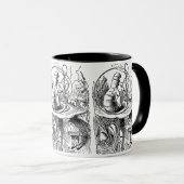Alice in Wonderland Hookah Caterpijler Mok (Voorkant rechts)