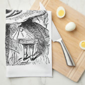 Alice in Wonderland Hookah Caterpijler Theedoek (Quarter Fold)