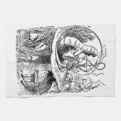 Alice in Wonderland Hookah Caterpijler Theedoek (Horizontaal)