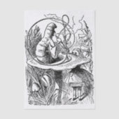 Alice in Wonderland Hookah Caterpijler Tissuepapier (Voorkant)
