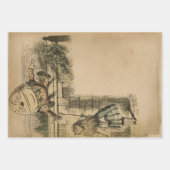 Alice in Wonderland Humpty Dumpty Inpakpapier Vel (Voorkant 3)