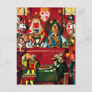  Alice in Wonderland Illustratie Briefkaart