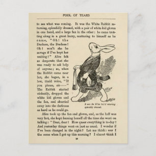  Alice in Wonderland Illustratie  Briefkaart
