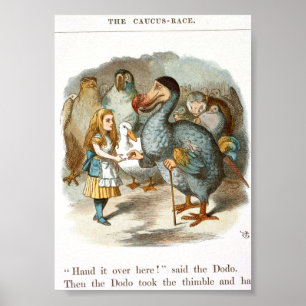  Alice in Wonderland Illustratie Poster