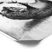 Alice in Wonderland Illustratie Poster (Hoek)